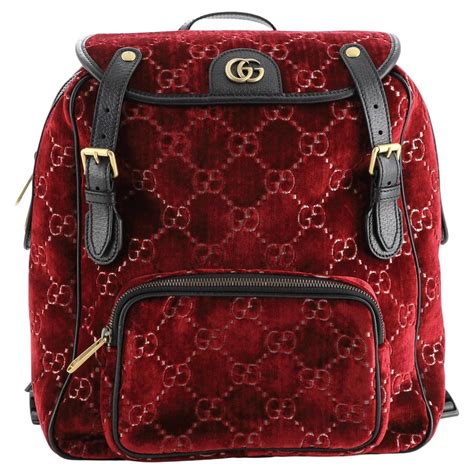 replica gucci velvet backpack|gucci backpack dupe.